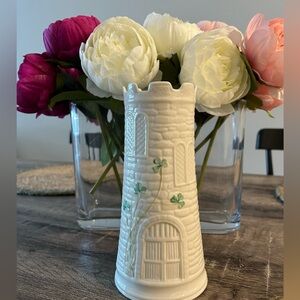 Belleek Castle Vase